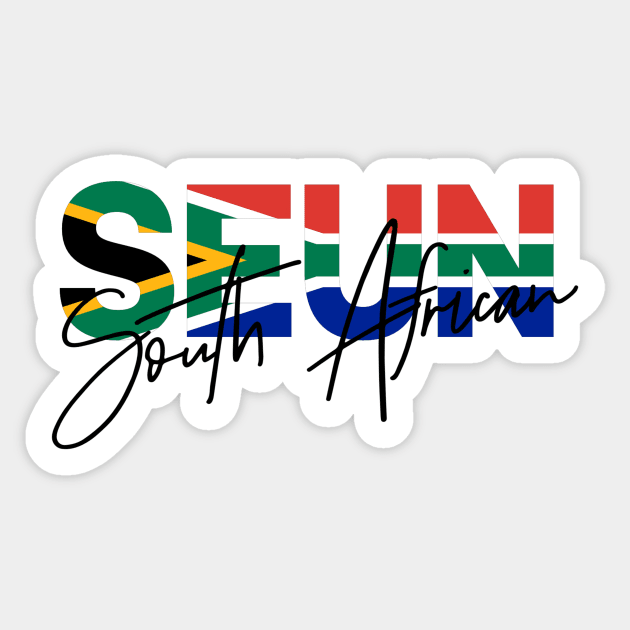 Sean South African Sticker by KindlyHarlot